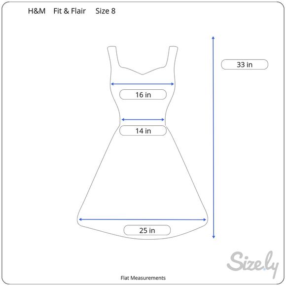 H&M Black Fit And Flair Sleeveless Dress Size 8 - Picture 6 of 6